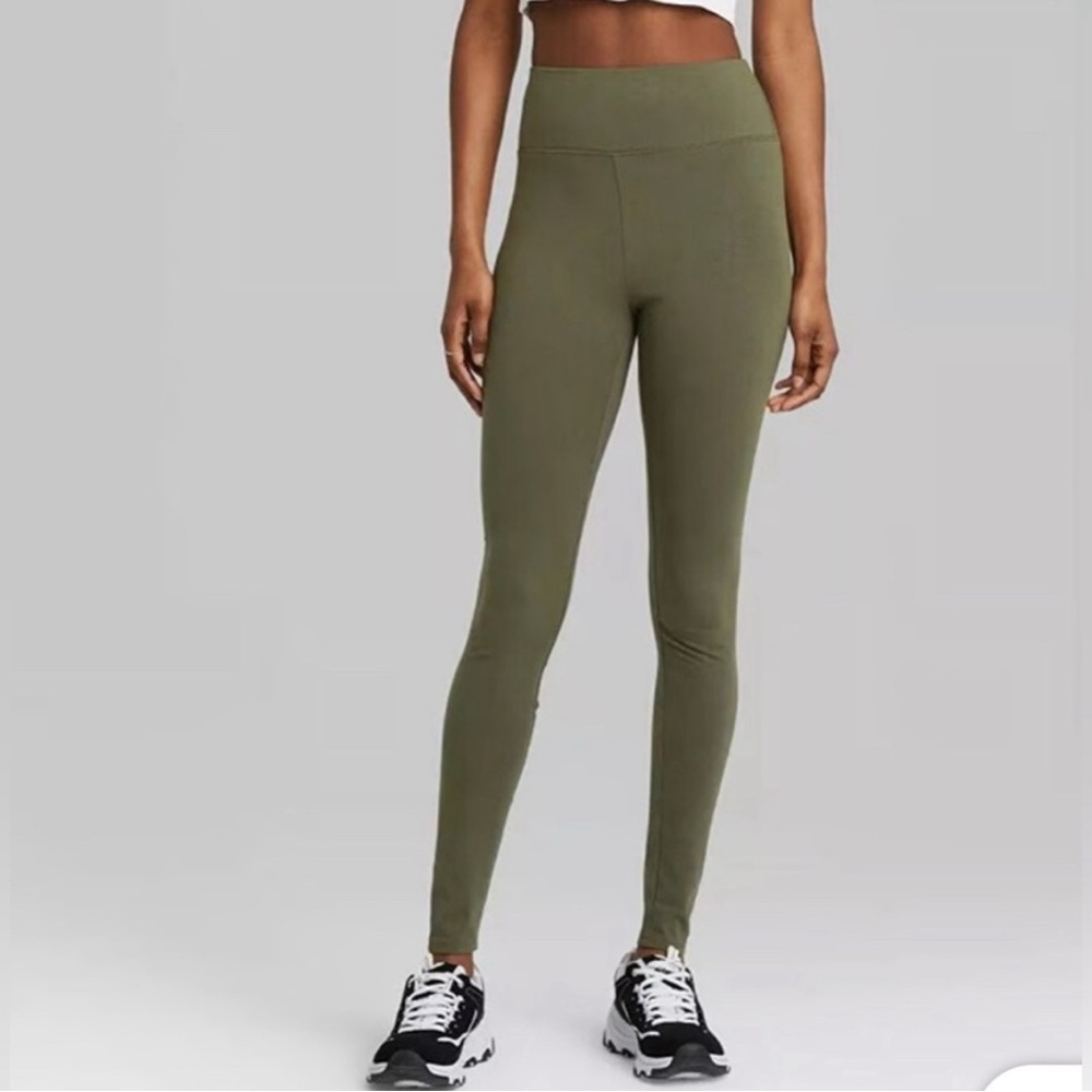 WILD FABLE Olive Green High Rise Leggings- Size XS